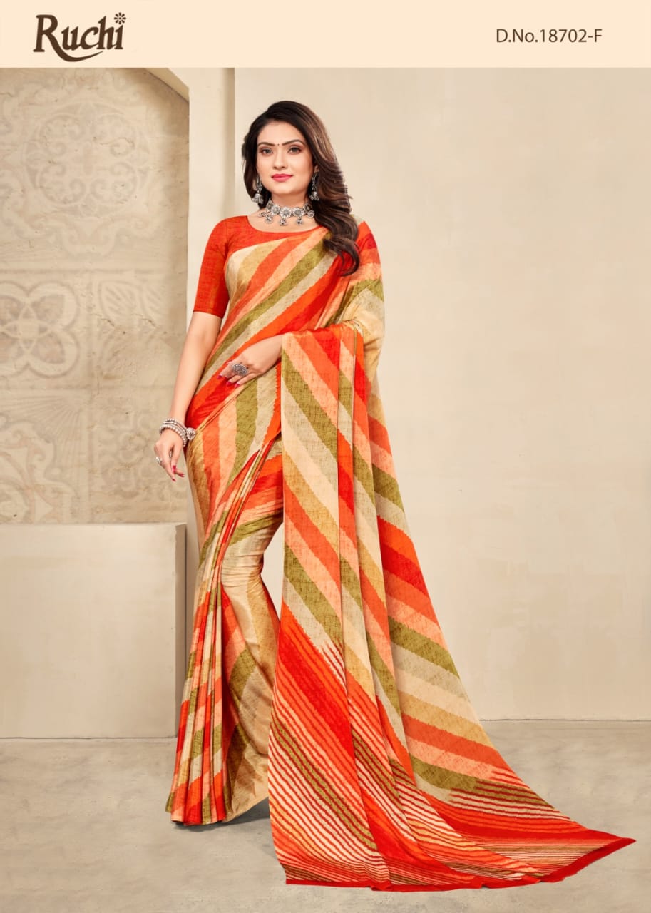 Vivanta Silk 19 By Ruchi Printed Daily Wear Sarees Catalog
